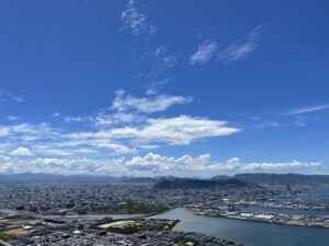 香川県の夜景①屋島三大展望台【獅子の霊巌】昼