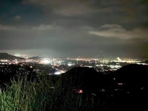 坂出市にある五色台讃岐休暇村から見た夜景の画像