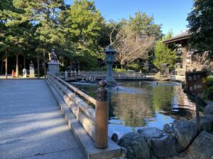 鳴門金時スイートポテト⓹：霊山寺の庭園