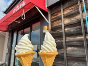 徳島県パワースポット⑭太子屋の豆乳ソフトクリーム