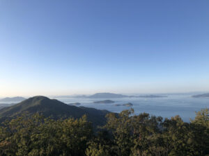 庵治町 観光⑧：あじ竜王山公園 展望台 絶景スポット