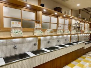 【道後温泉オススメ観光スポット】愛媛の食卓1970　蛇口