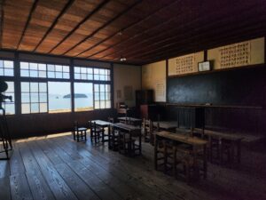 小豆島　二十四の瞳 映画村の教室の写真②
