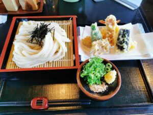 【倉敷　うどん】三佳　天ざるうどん
